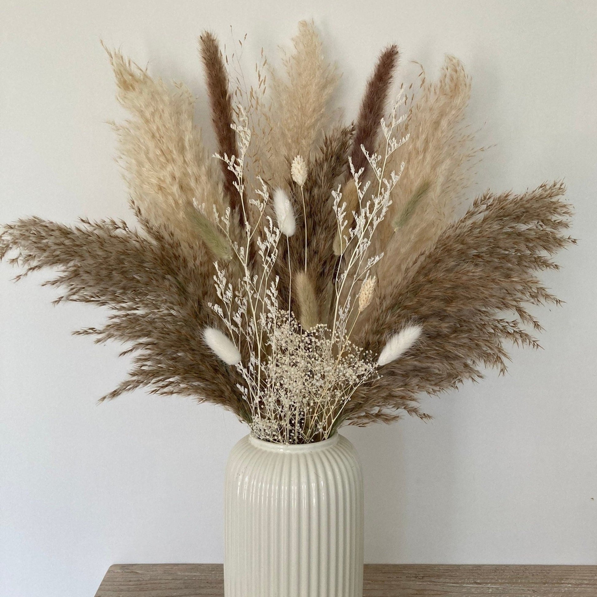 Natural Pampas Grass and Dried Flower bouquet - 60cm - Norfolk Pampas