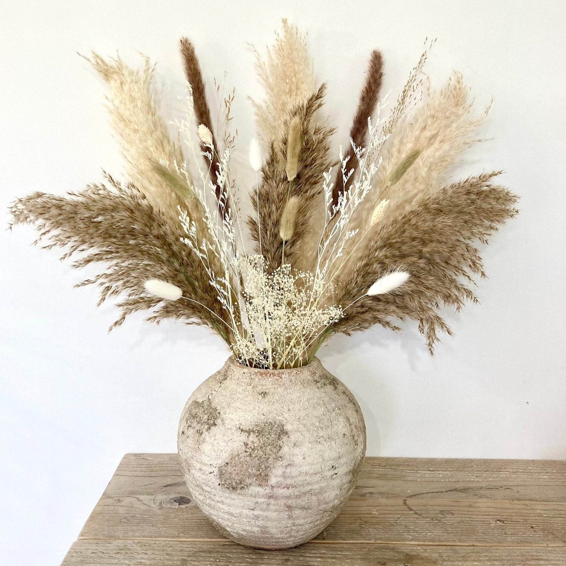 Natural Pampas Grass and Dried Flower bouquet - 60cm - Norfolk Pampas